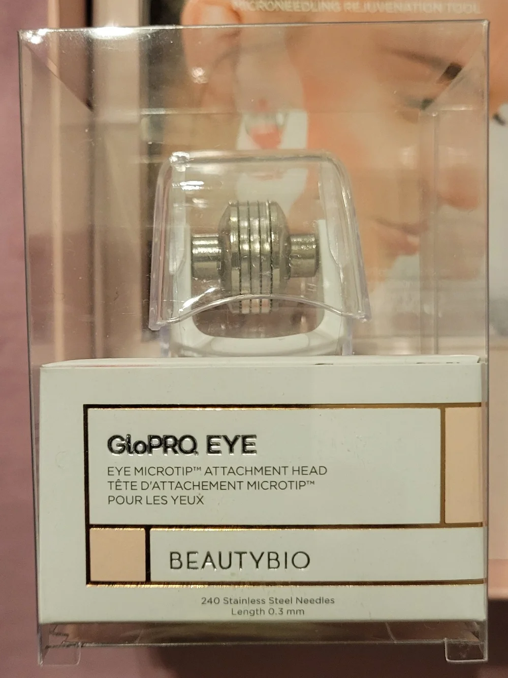 BeautyBio GloPRO Microneedling Regeneration Tool Set Face & EYE Attachments NEW